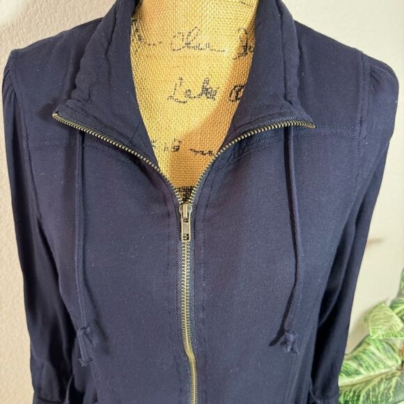 MINE Black Zip-Up Lightweight Jacket - Juniors Size L - Picture 3 of 8